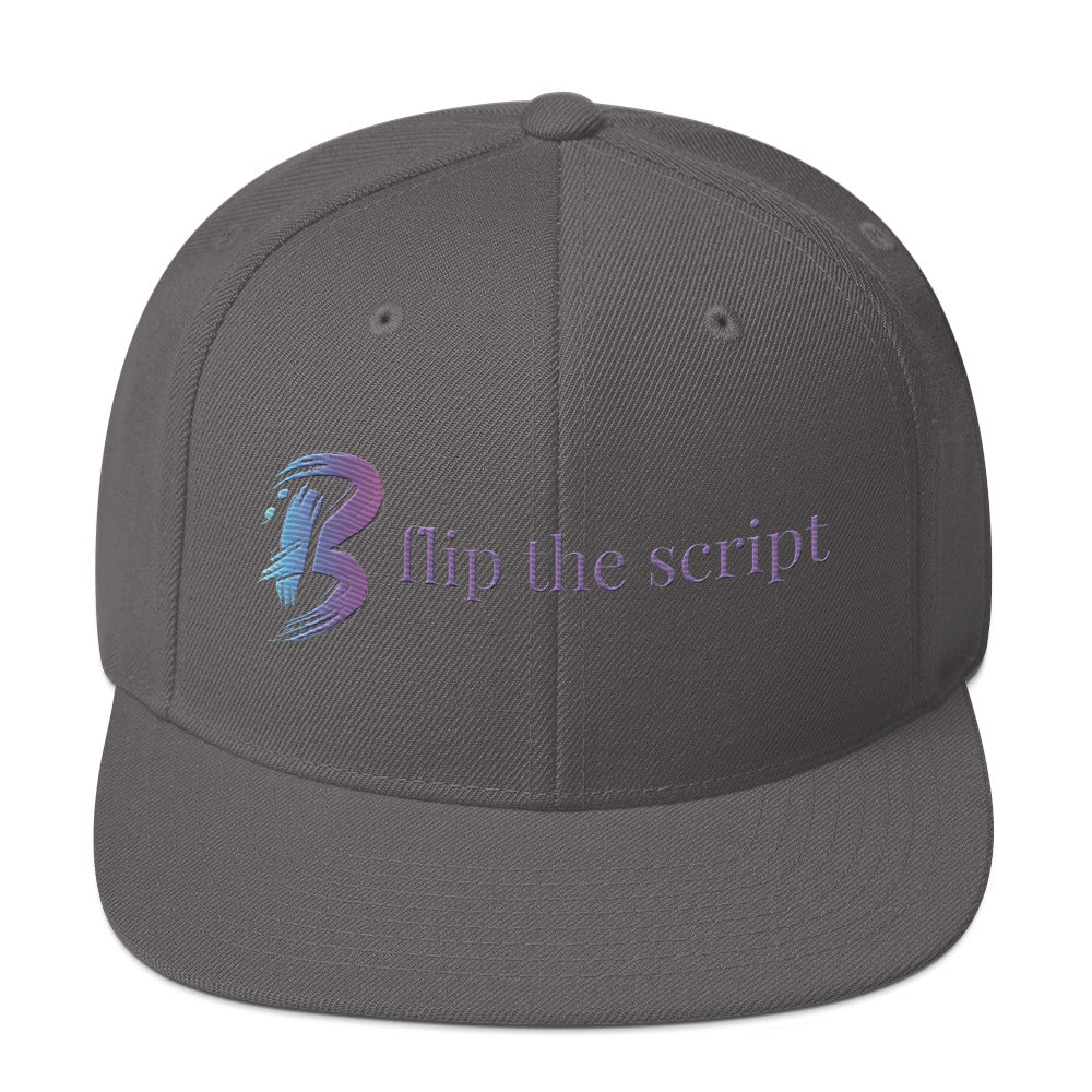 Snapback Hat-"Flip the Script"