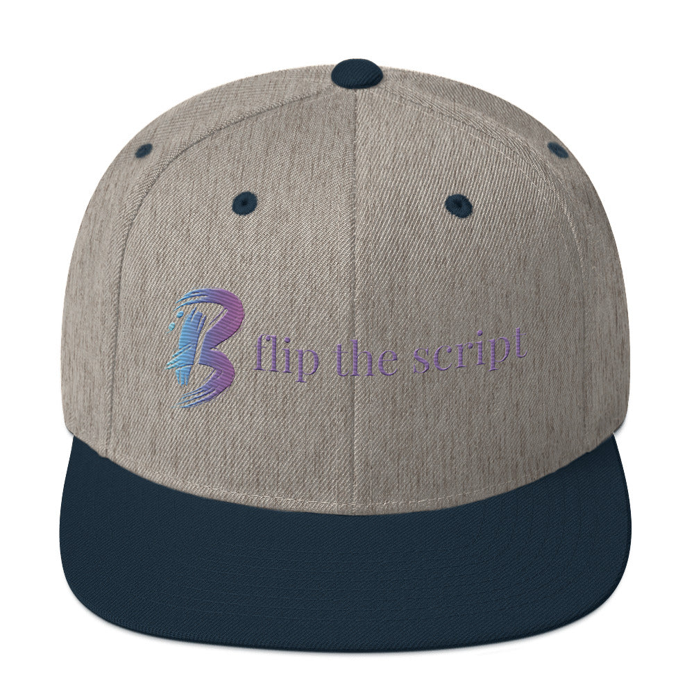 Snapback Hat-"Flip the Script"