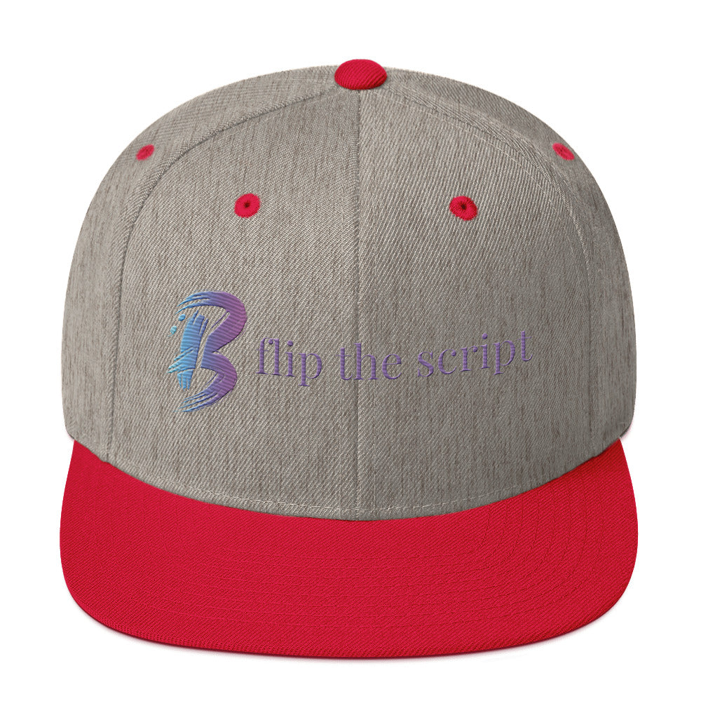 Snapback Hat-"Flip the Script"