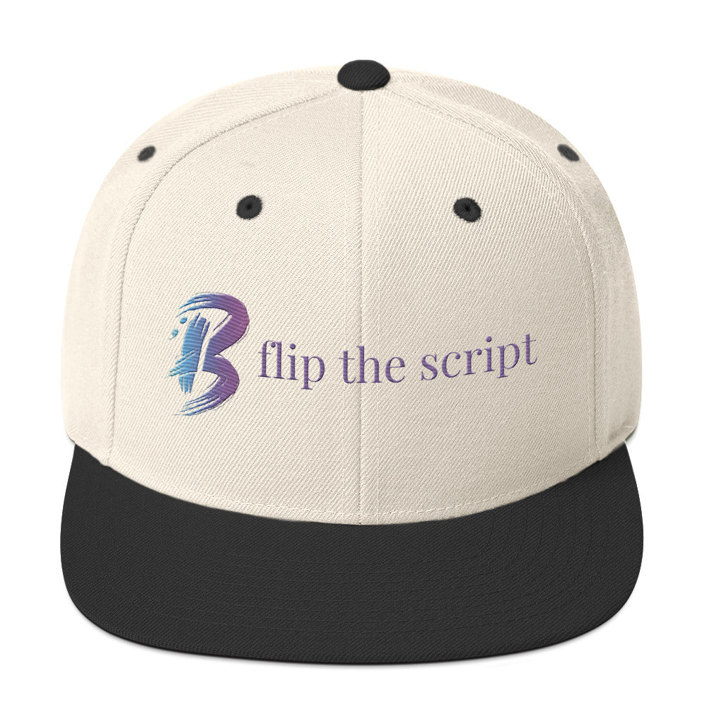 Snapback Hat-"Flip the Script"