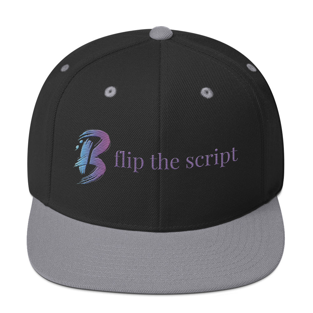 Snapback Hat-"Flip the Script"