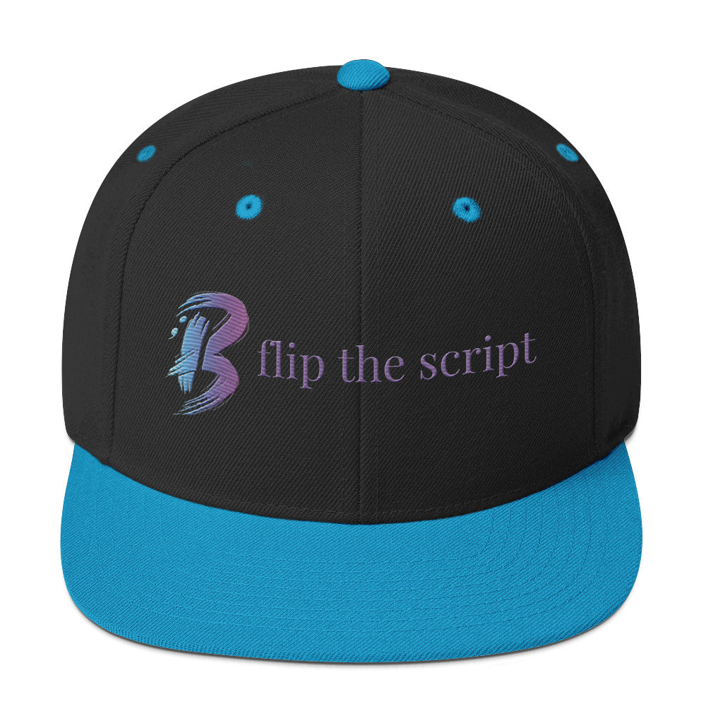 Snapback Hat-"Flip the Script"