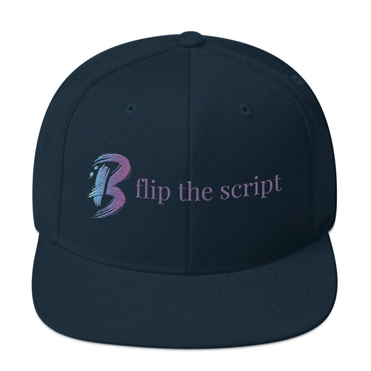 Snapback Hat-"Flip the Script"