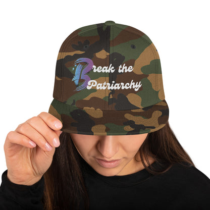 Snapback Hat-"Break the Patriarchy"