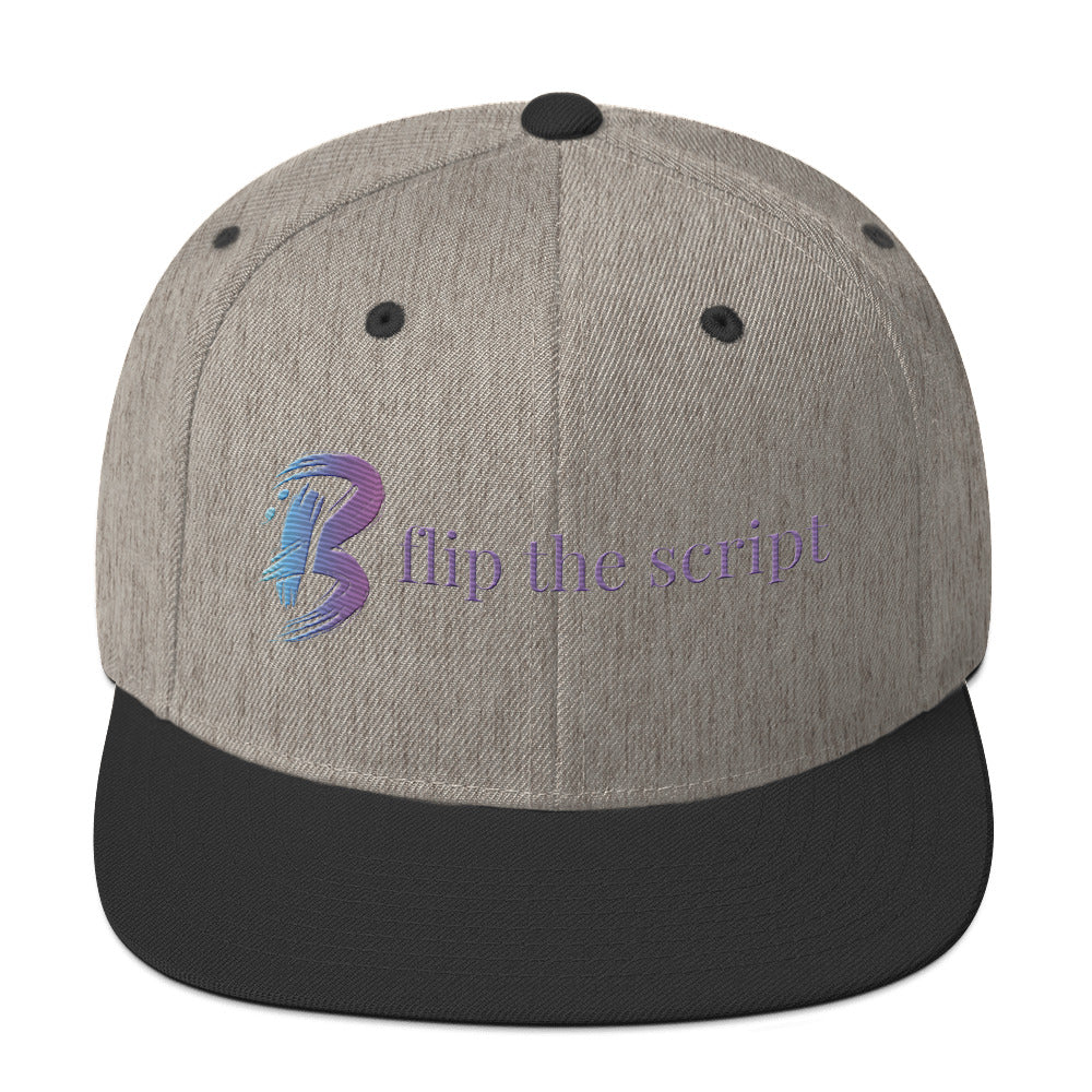 Snapback Hat-"Flip the Script"