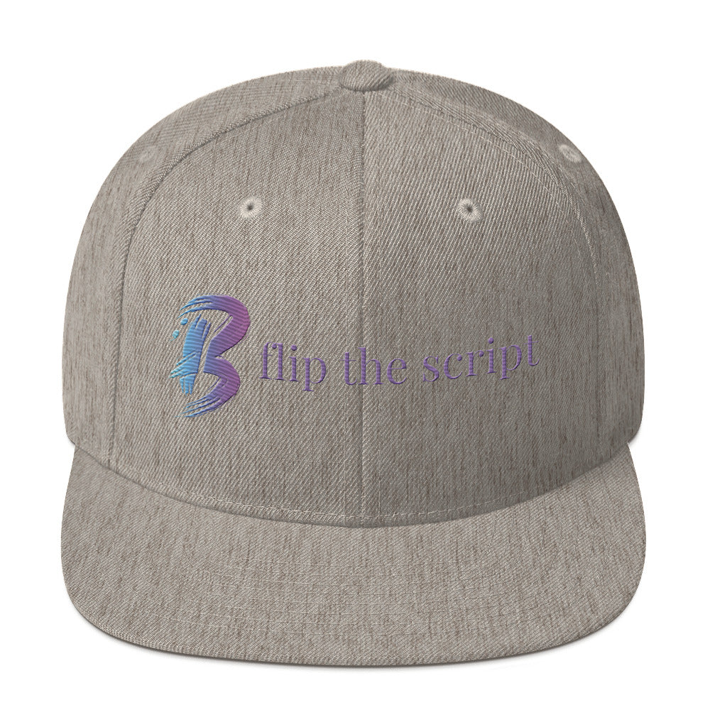 Snapback Hat-"Flip the Script"