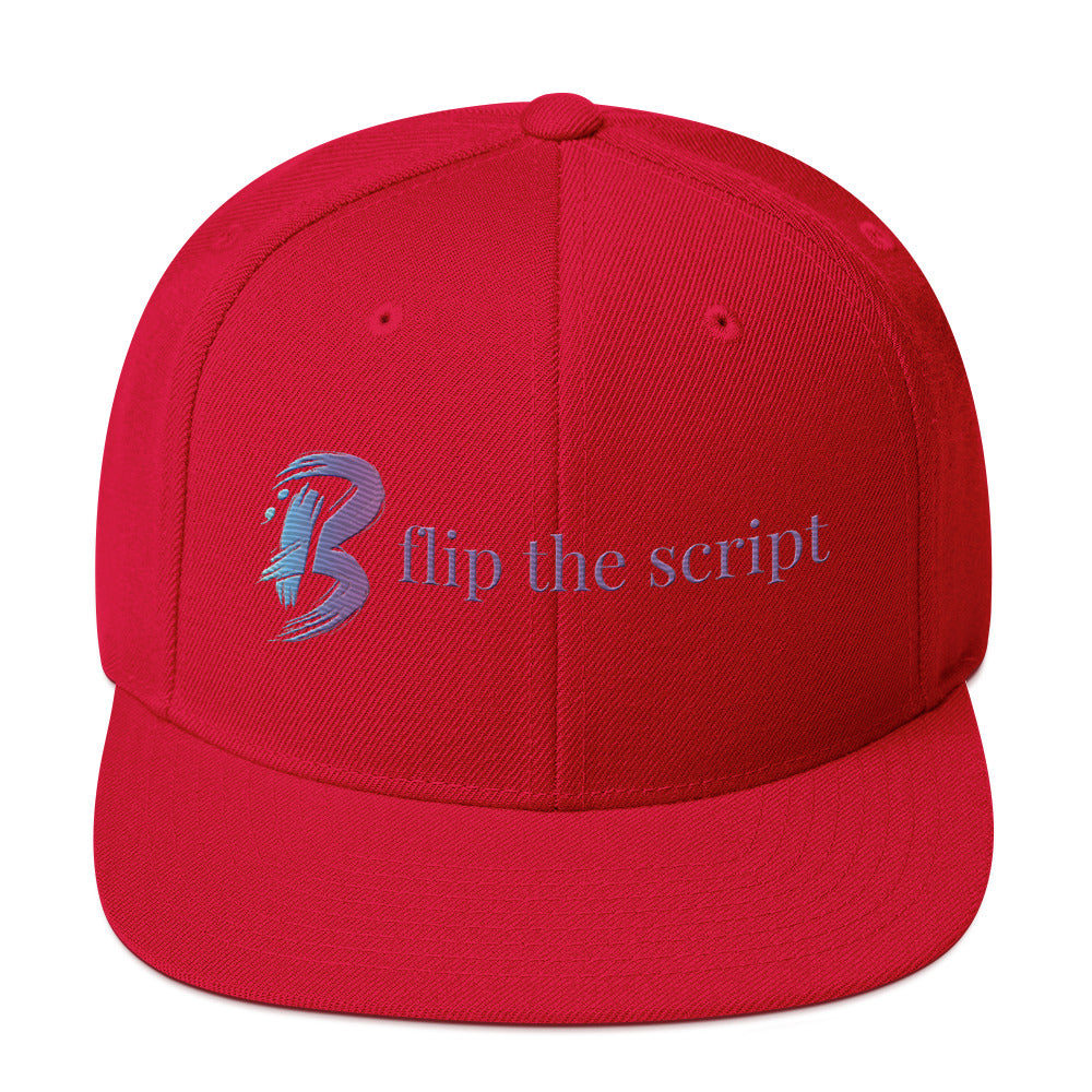 Snapback Hat-"Flip the Script"