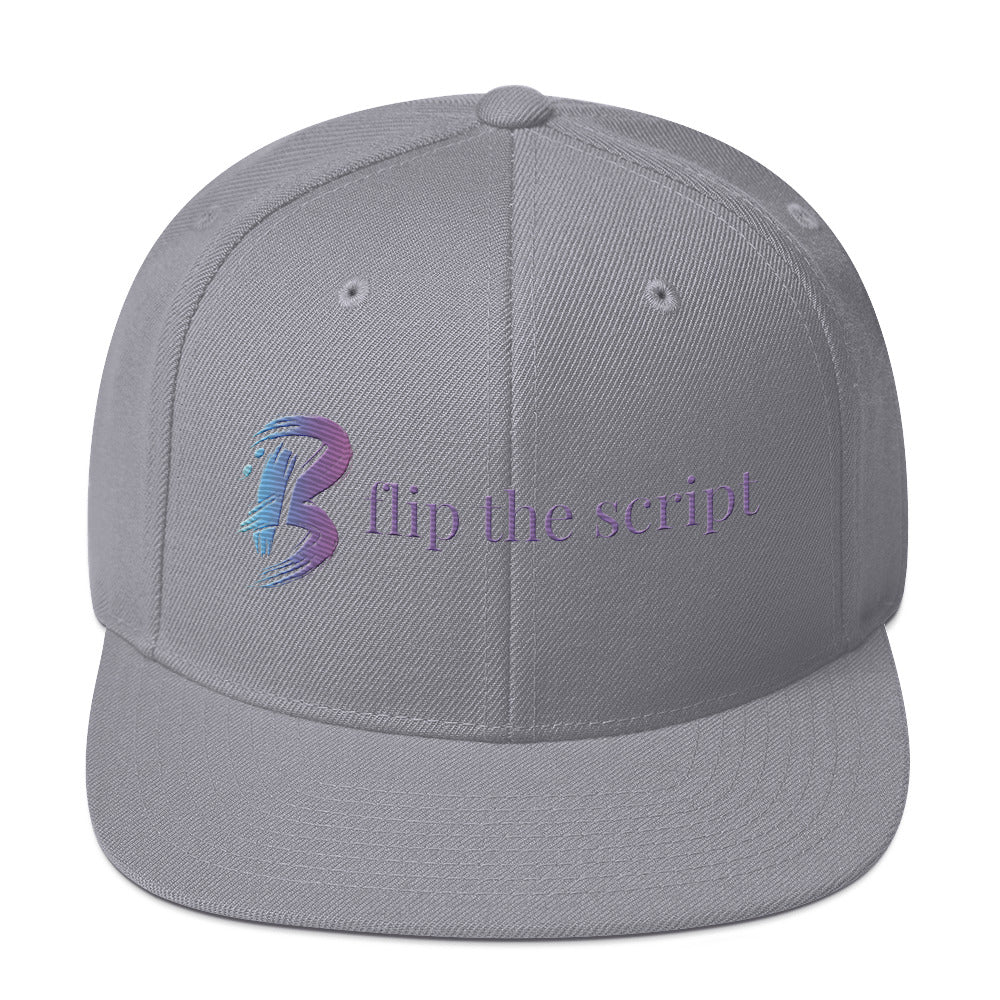 Snapback Hat-"Flip the Script"