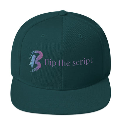 Snapback Hat-"Flip the Script"