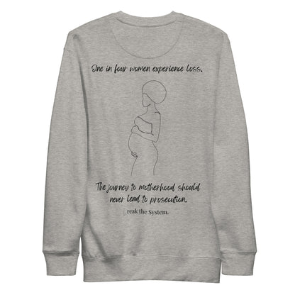 Unisex Premium Sweatshirt- "One in Four" African American Woman