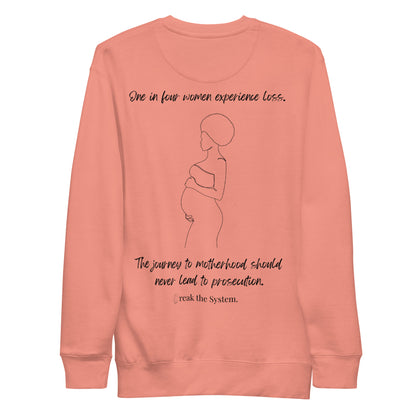 Unisex Premium Sweatshirt- "One in Four" African American Woman