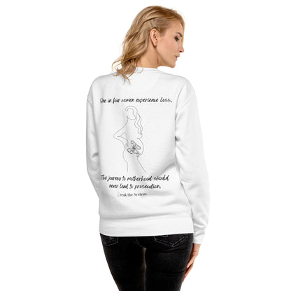 Unisex Premium Sweatshirt-"One in Four"