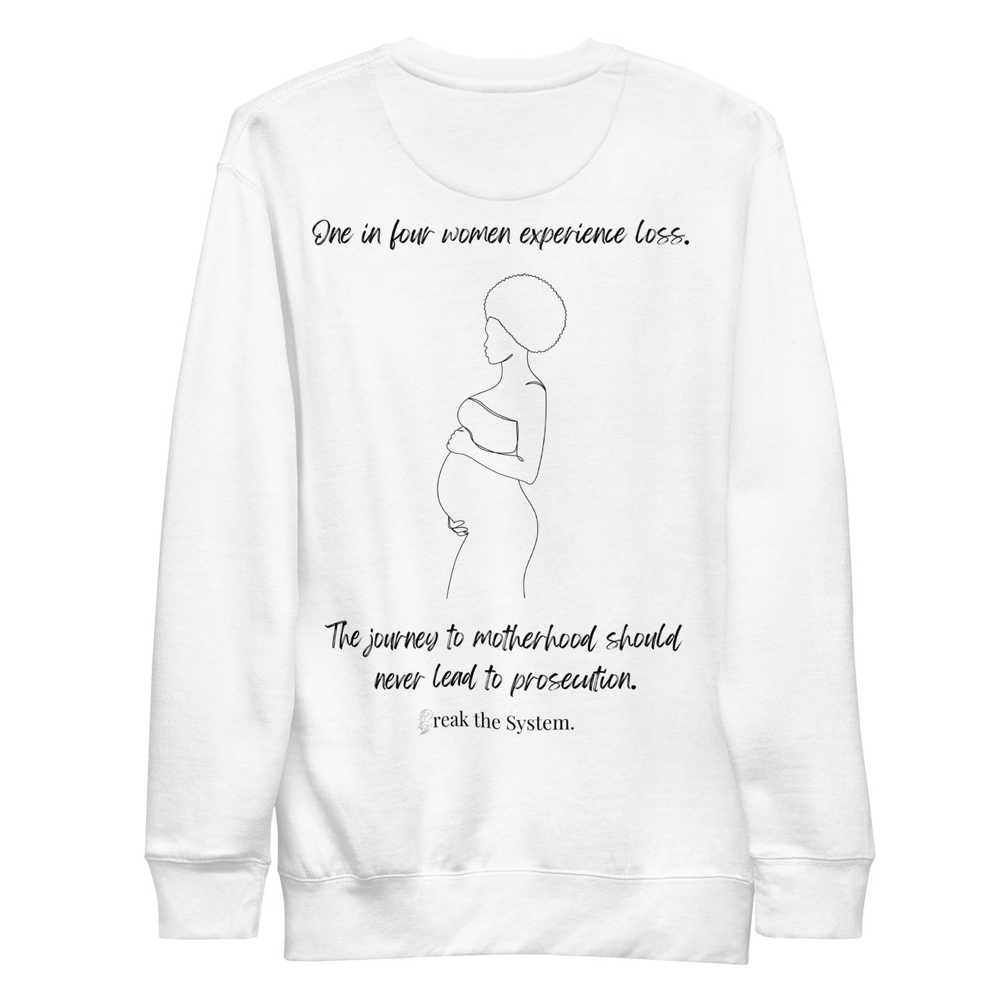 Unisex Premium Sweatshirt- "One in Four" African American Woman