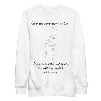 Unisex Premium Sweatshirt- "One in Four" African American Woman