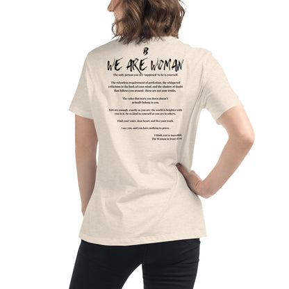 Women's Relaxed T-Shirt-"We Are Woman"