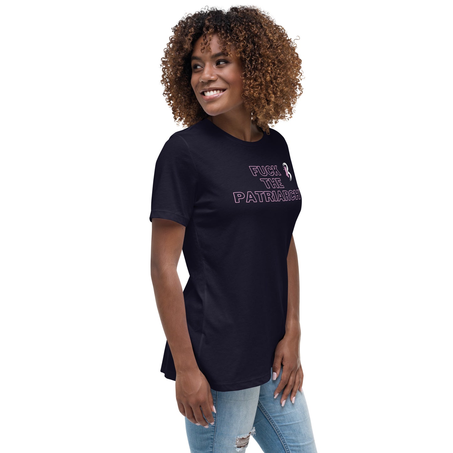 Women's Relaxed T-Shirt-"Fuck the Patriarchy"