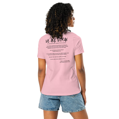 Women's Relaxed T-Shirt-"We Are Woman"