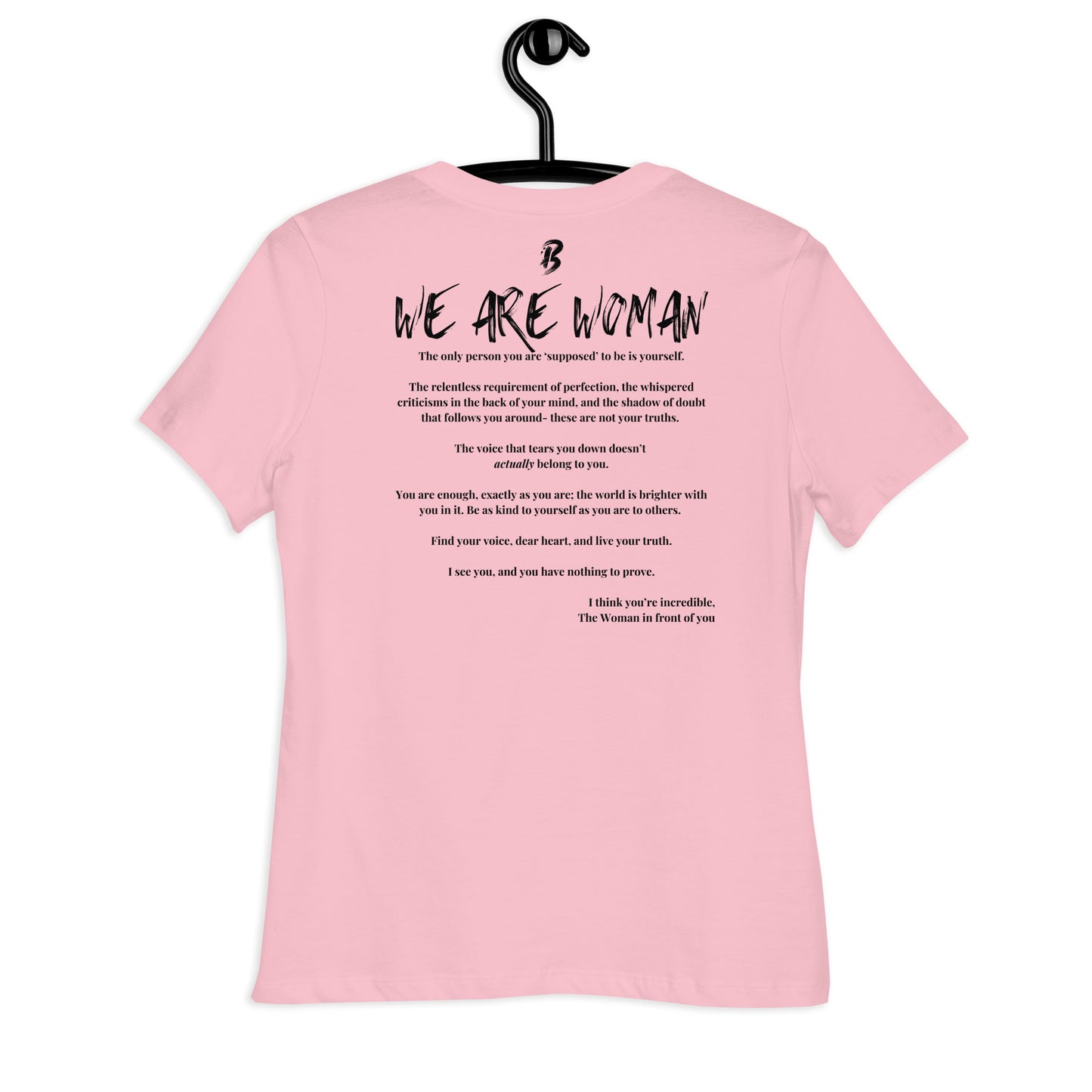 Women's Relaxed T-Shirt-"We Are Woman"